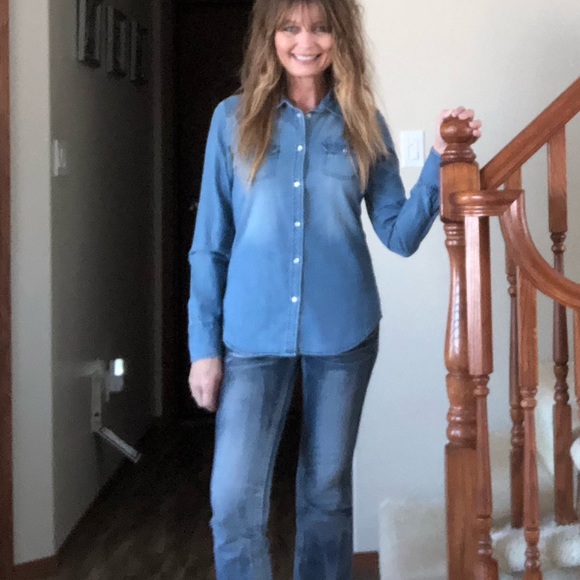 SWS Cotton denim button up shirt - Picture 10 of 12